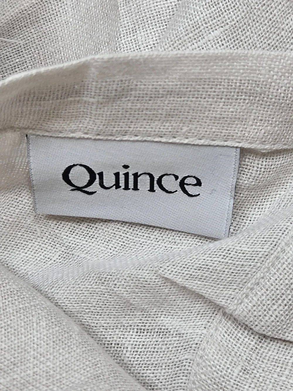 QUINCE Set Of 4 48x84 European Linen Sheer Curtains Cloud 9236
